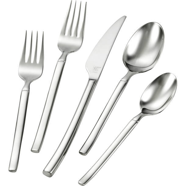 Villeroy & Boch New Wave 40 Piece Stainless Steel Flatware Set
